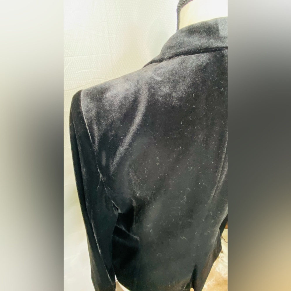 CALVIN KLEIN VELVET BLAZER - Picture 4 of 9